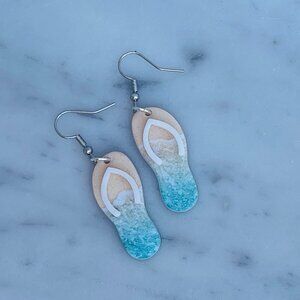 Flip Flop Dangle Earrings